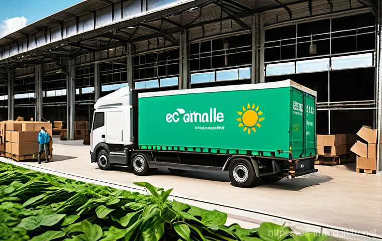 무역사무실무 - **Prompt 1: The Future of Global Logistics and Supply Chain Technology**
    An ultra-modern, high-t...